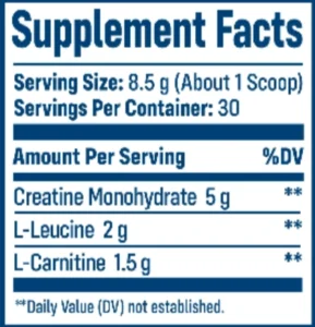 NativePath Native Creatine Ingredients